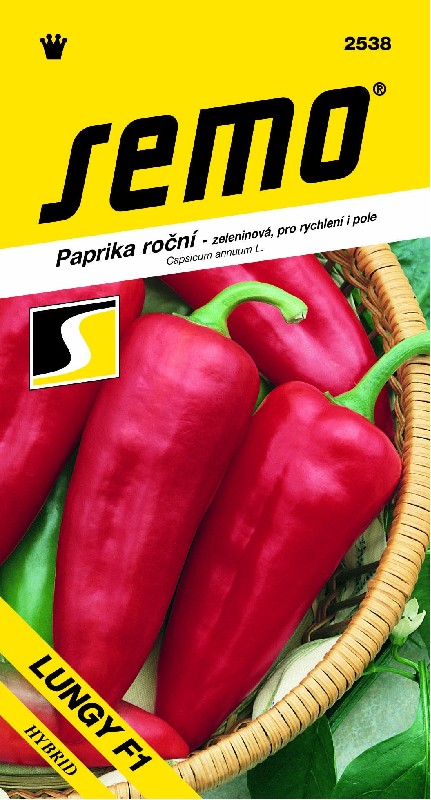 Paprika zelená LUNGY F 15 sem.